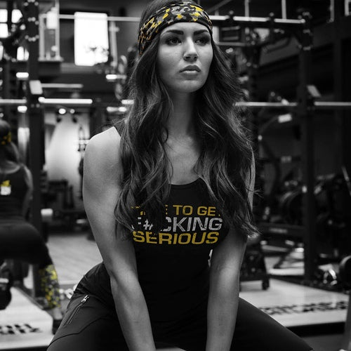 Dedicated Women Tank Time To Get Serious Xs