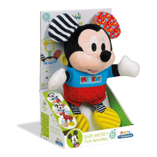 disney baby pluesch mickey mit beissring erste aktivitaeten
