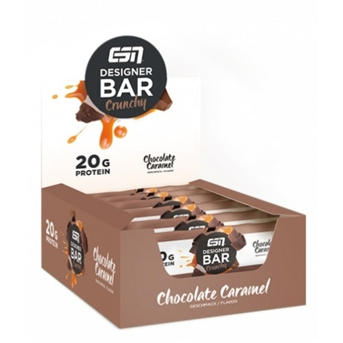Esn Designer Bar Crunchy Box 12X60G Salted Caramel