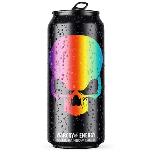 Genius Nutrition Warcry Energy Drink Schwarz 24 X 330 Ml Kiwi-Strawberry
