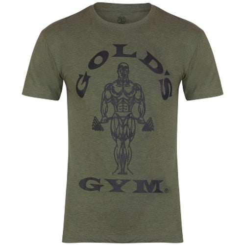 Golds Gym Ggts002 Muscle Joe T-Shirt Army L