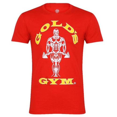 Golds Gym Ggts002 Muscle Joe T-Shirt Rot L