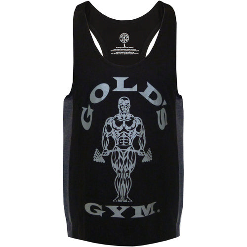 Golds Gym Ggvst010 Tonal Panel Stringer Black Charcoal M