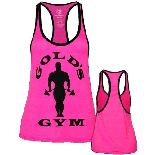 Golds Gym Glst04 Ladies Silhouette Stringer Pink M