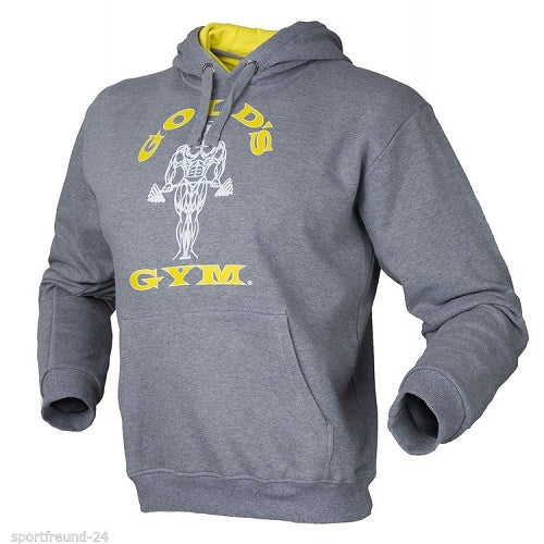 Golds Gym Muscle Joe Pullover Hoodie Grau M