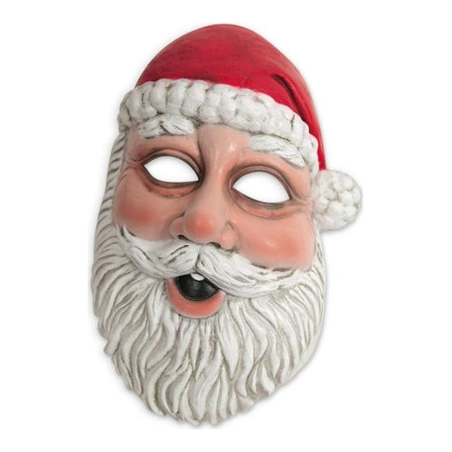 halbmaske santa claus 1 teilig adult