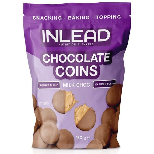 Inlead Chocolate Coins 150G White Choc