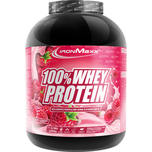 Ironmaxx 100 Whey Protein 2350G Himbeere