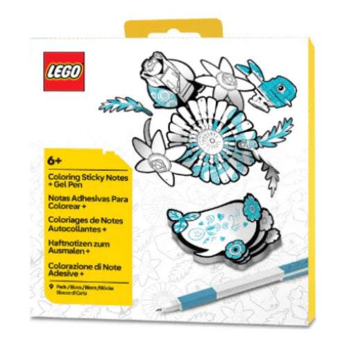 lego mal haftnotizen mit lego gelstift botanicals