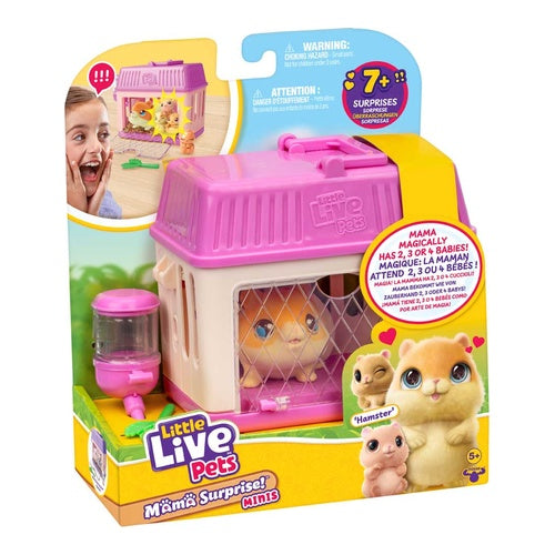 little live pets mini mama surprise s4 playset hamster