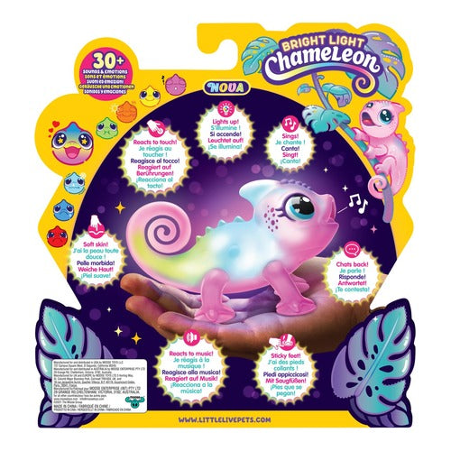littlelivepets leuchtendes chamaeleon nova