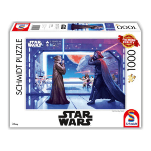 lucas film star wars obi wans final battle 1000 teile puzzle
