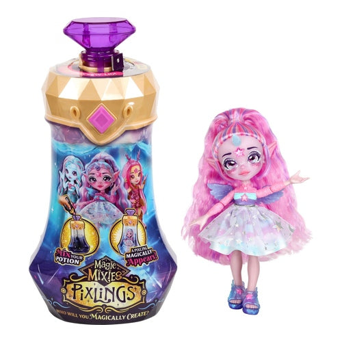 magic mixies pixlings unia the unicorn pixling puppe lila