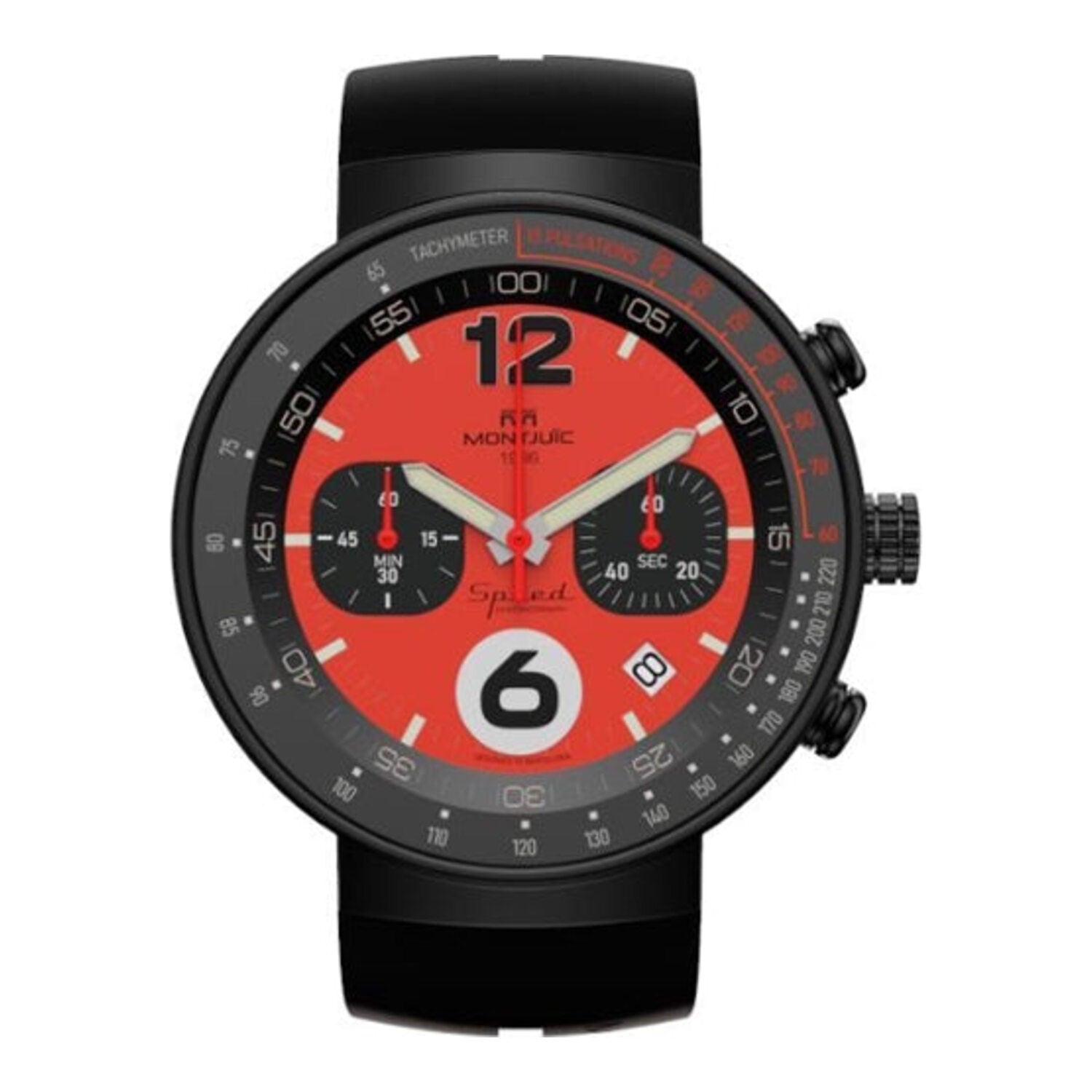 Montjuïc 1986 Speed Chrono Rouge Racing PVD