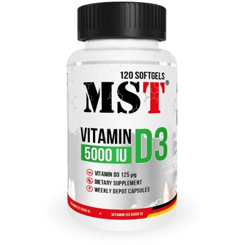 Mst Vitamin D3 5000Iu 120 Softgels