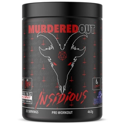 Murdered Out Insidious Preworkout 463G Zomberry