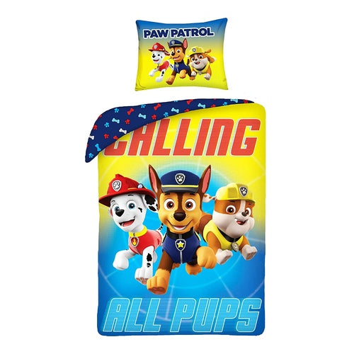 paw patrol bettwaesche 140x200cm