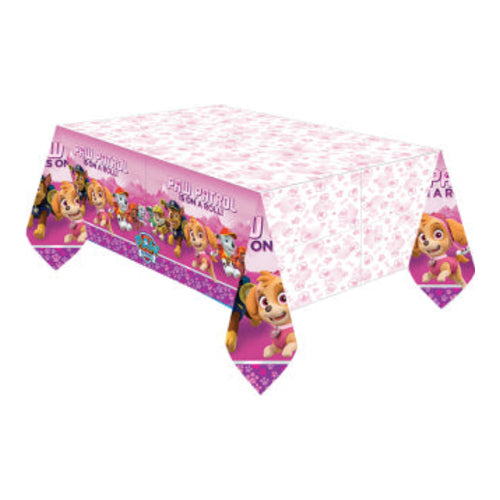 paw patrol pink tischdecke 137 x 243 cm