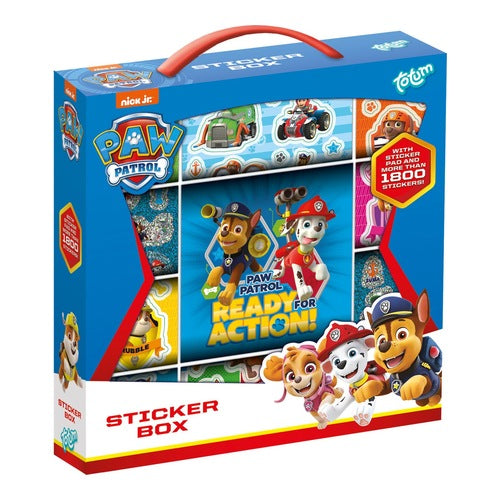 paw patrol stickerbox mit ueber 1000 stickern