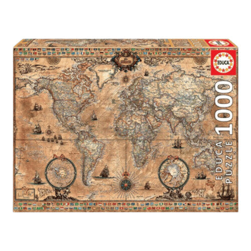 puzzle antique world map 1000 teile puzzle