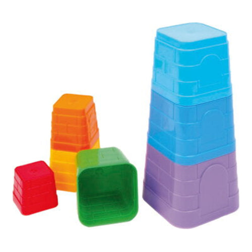pyramide aus sandformen