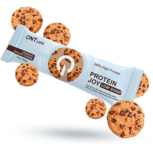 Qnt Joy Bar Protein Bar 12X60G Crunchy Chocolate Cookie