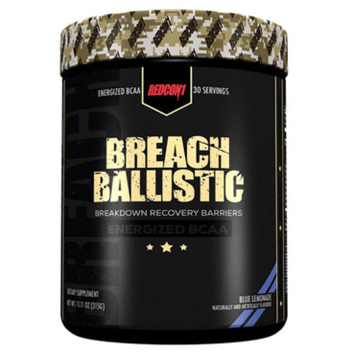Redcon1 Breach Ballistic Bcaa 30 Serv Blue Lemonade