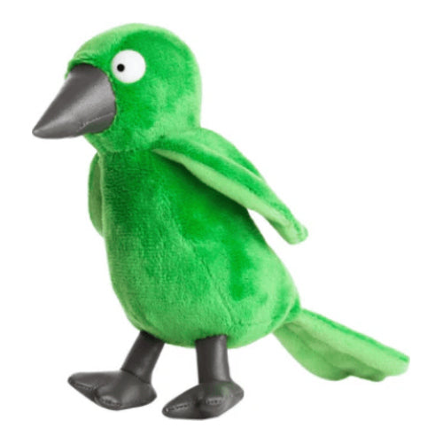 rotb vogel gruen ca 18cm plueschfigur