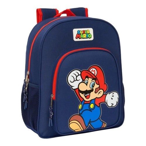 safta super mario world junior rucksack 38 cm