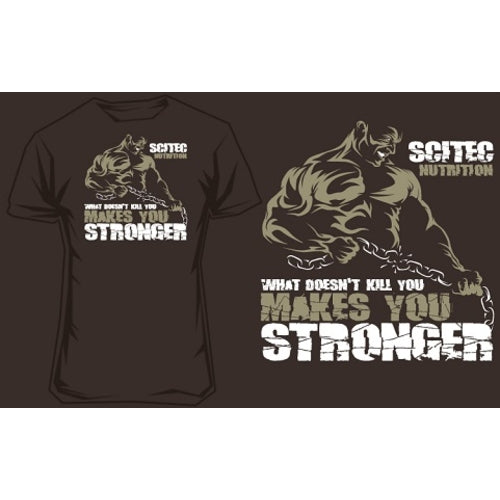 Scitec T Shirt Strong Men M