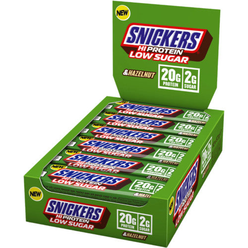Barres Snickers à faible teneur en sucre et riches en protéines, 12 x 57 g, chocolat noir