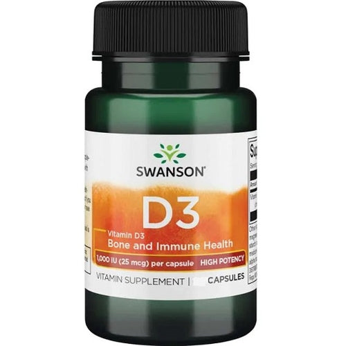 Swanson Vitamin D3 1000 Iu 30 Kapseln