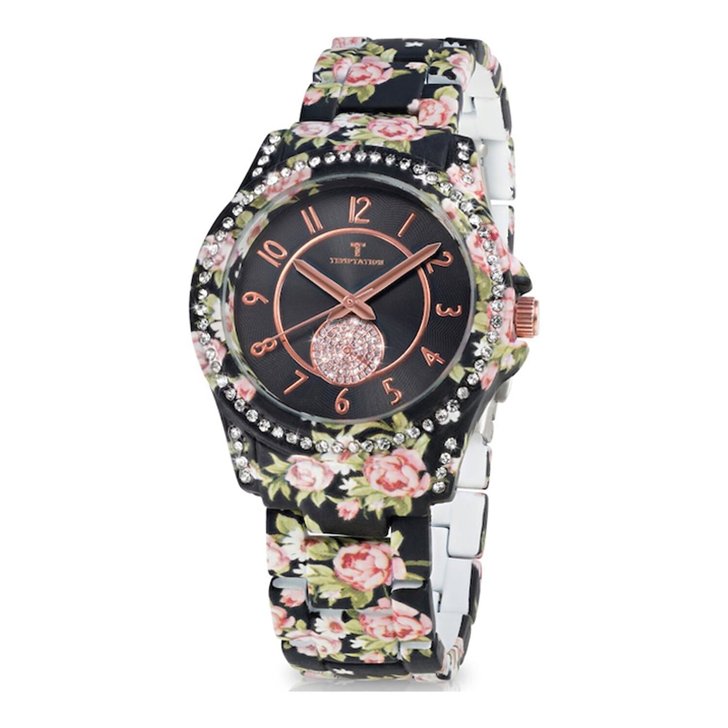 Montre à quartz Temptation pour femme