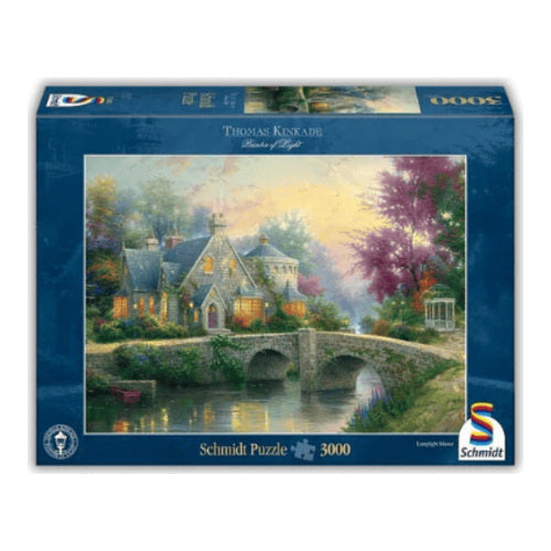 thomas kinkade abendstimmung 3000 teile puzzle