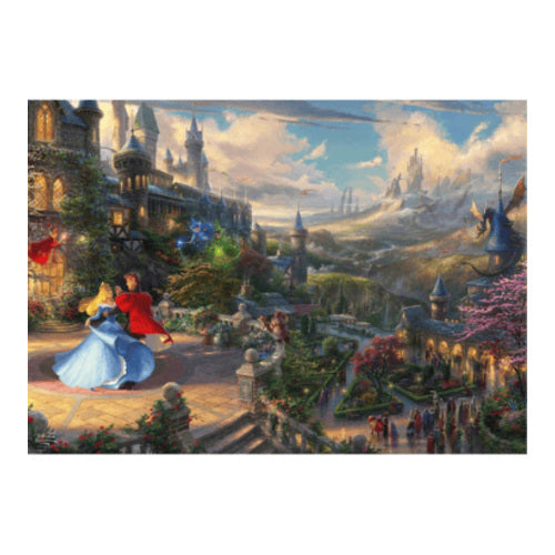 thomas kinkade sleeping beauty dancing in the enchanted light puzzle 1000 teile