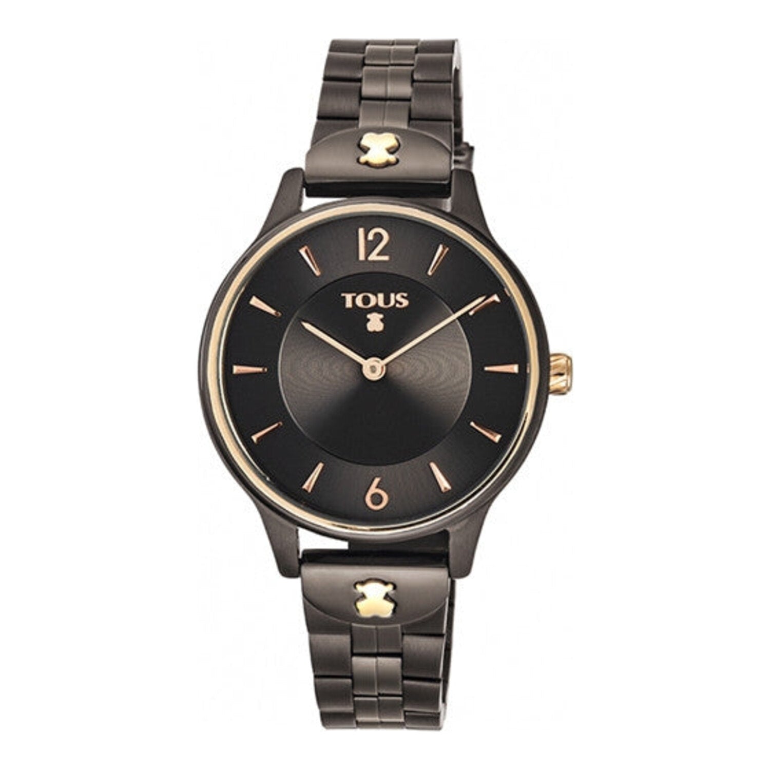 Montre analogique entièrement vitrée