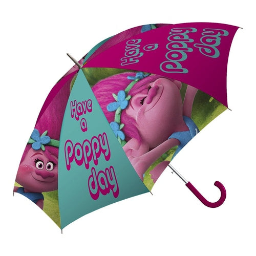 trolls stockschirm rosa 40 cm