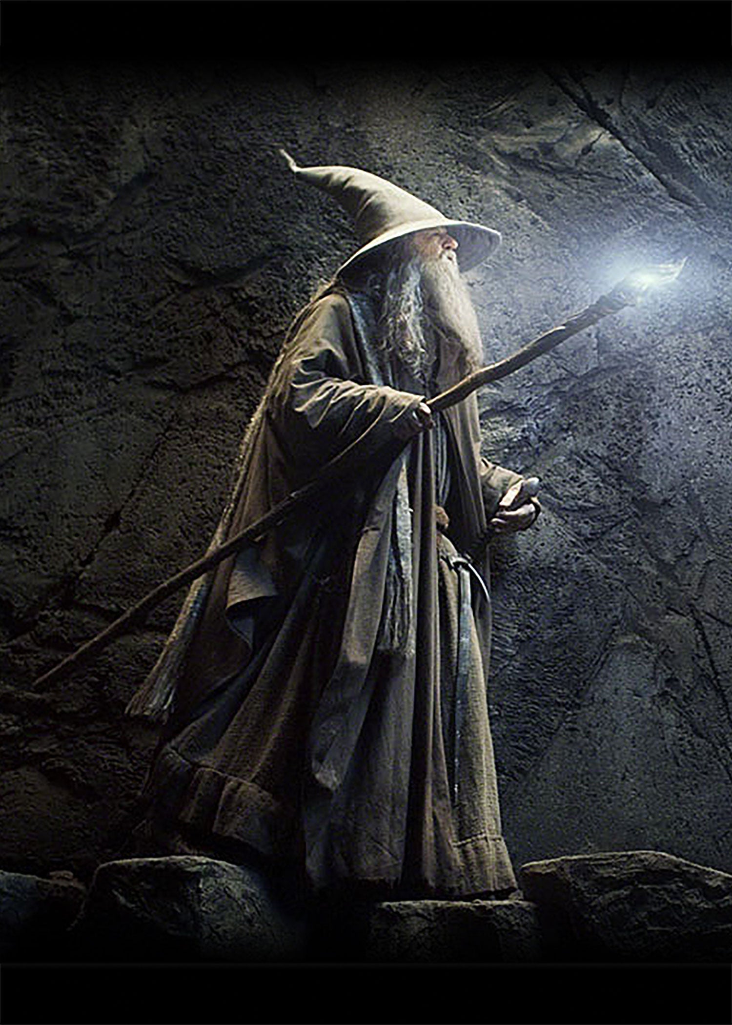 der hobbit leuchtstab von gandalf dem zauberer