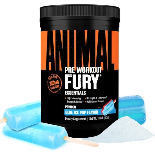 Universal Animal Fury Pre Workout Stack Blue Raspberry