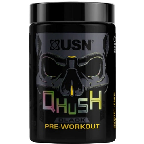 Usn Qhush Black Pre Workout 220G 20 Serv Blue Raspberry