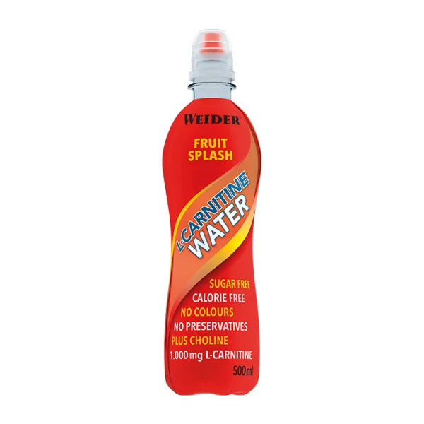 Weider LCarnitine WATER 6 x 500ml Fruit Splash