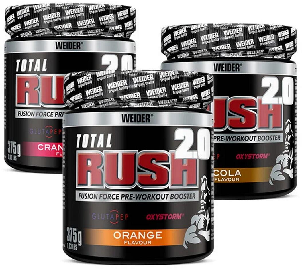 weider total rush 20 booster 375g orange