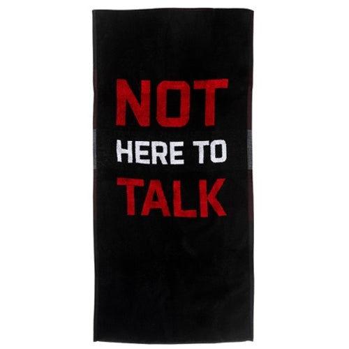 Xxl Nutrition Handtuch 95 X 50Cm Not Here To Talk