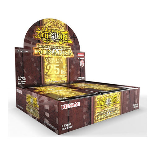 yugioh quarter century bonanza booster display en