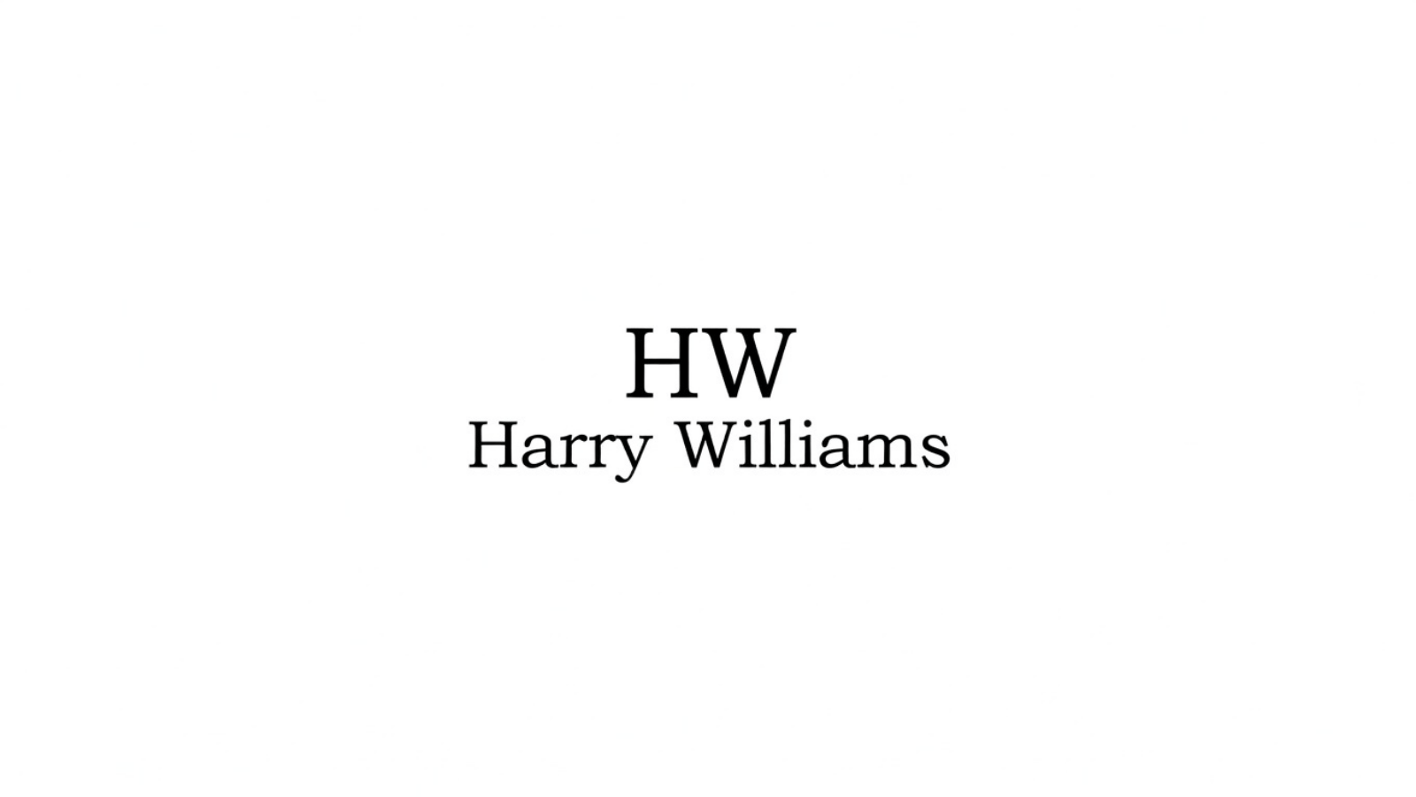 Harry Williams