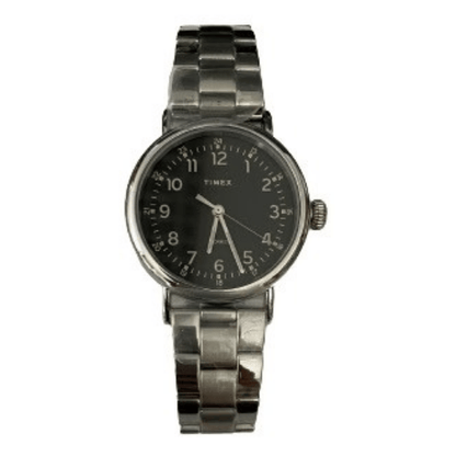 Timex Standard Stainless Steel Quartz Watch with Indiglo
