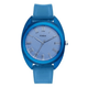 Jude Three-Hand Cobalt Blue Silicone Watch