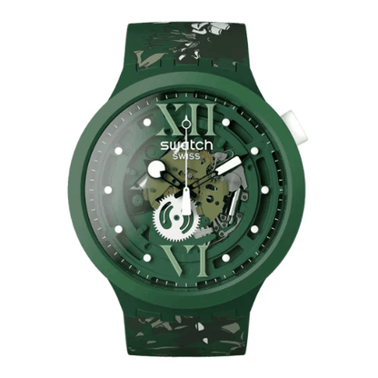 Swatch Camoflower Green