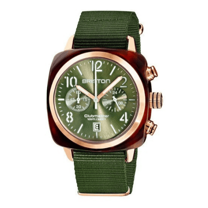 briston clubmaster classic chrono olive 19140 pra t 26 nol