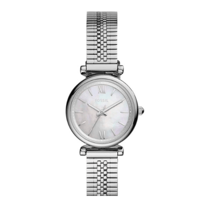 Fossil Carlie Mini Three Hand Stainless Steel Watch